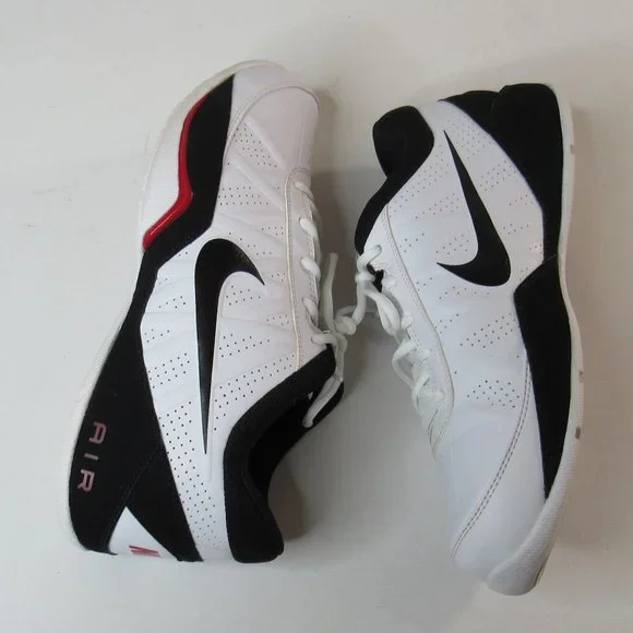 Nike Air Ring Leader Low Mens Black Red White Size